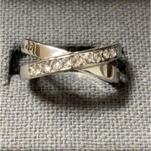 Stainless Purity Ring "True Love Waits" wCZ size 6